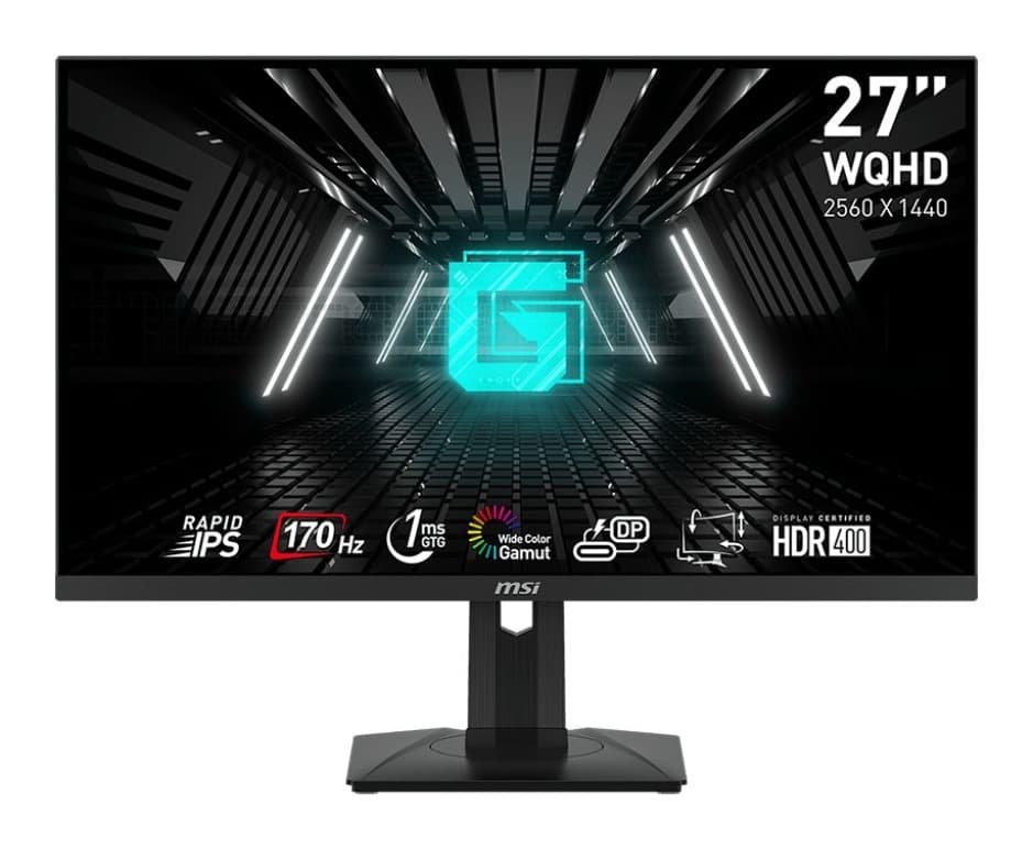 MSI G274QPF E2 27 inç 180Hz 1ms WQHD Rapid IPS Monitör (Type-C) Görsel 1
