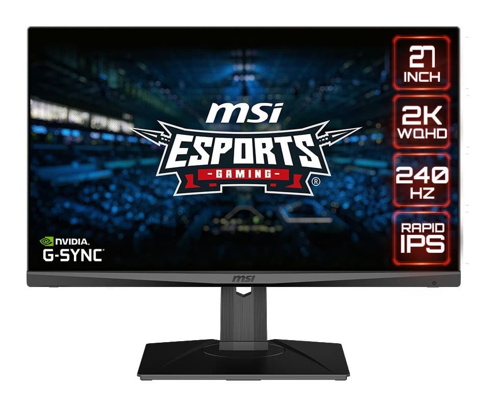 MSI Optix MAG274QRX 27 inç 240Hz 1ms WQHD Rapid IPS Gaming Monitör Görsel 1