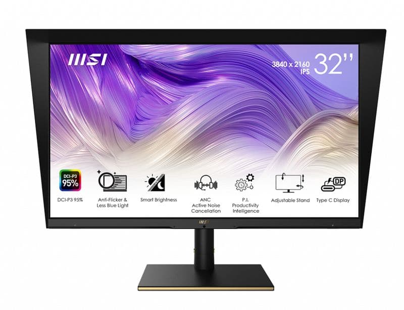 MSI Summit MS321UP 32 inç 4K UHD Gölgelikli IPS USB-C KVM Monitör
