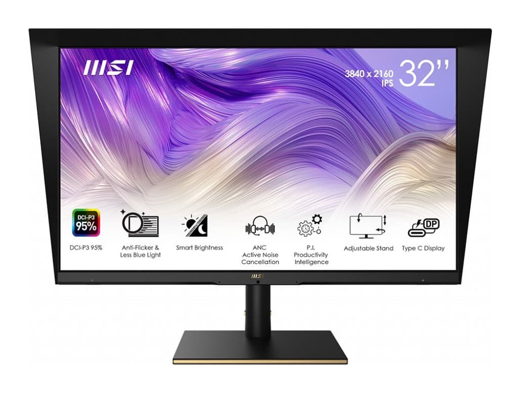MSI Summit MS321UP 32 inç 4K UHD Gölgelikli IPS USB-C KVM Monitör Görsel 1