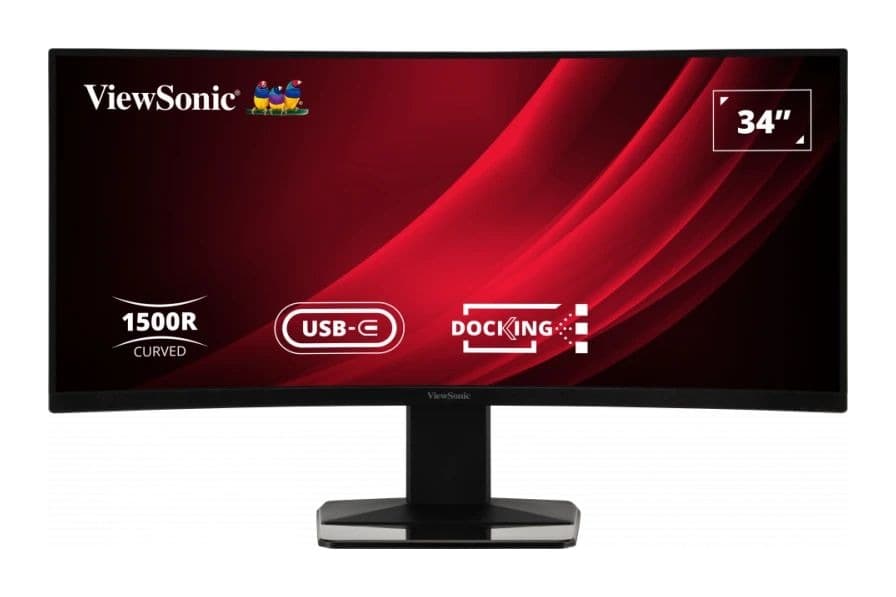 ViewSonic VG3419C 34 inç 120Hz 1500R UWQHD USB-C (65W PD) KVM Monitör Görsel 1