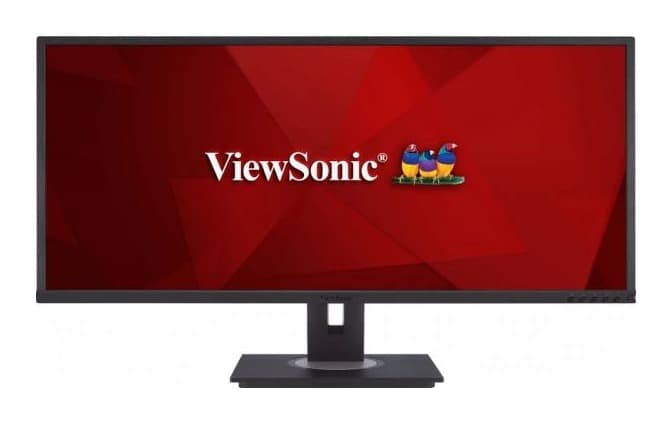 ViewSonic VG3456 34 inç 1800R UWQHD VA USB-C Hub (90W PD) RJ45 Monitör Görsel 1