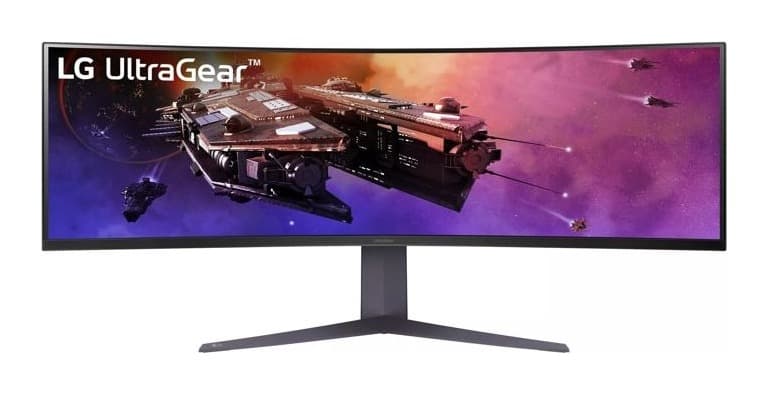 LG UltraGear 45GR75DC-B 44.5 inç 200Hz 1ms Dual QHD 32:9 1500R Curved Gaming Monitör Görsel 1