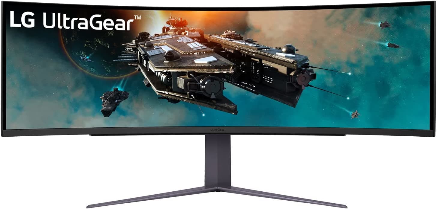 LG UltraGear 49GR85DC-B 49 inç 240Hz 1ms DQHD 32:9 1000R Curved Gaming Monitör