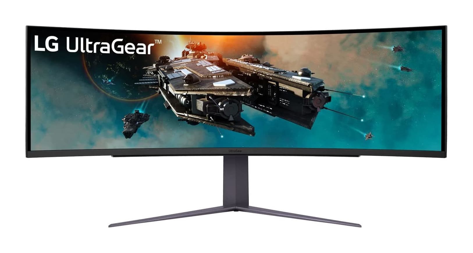 LG UltraGear 49GR85DC-B 49 inç 240Hz 1ms DQHD 32:9 1000R Curved Gaming Monitör Görsel 1