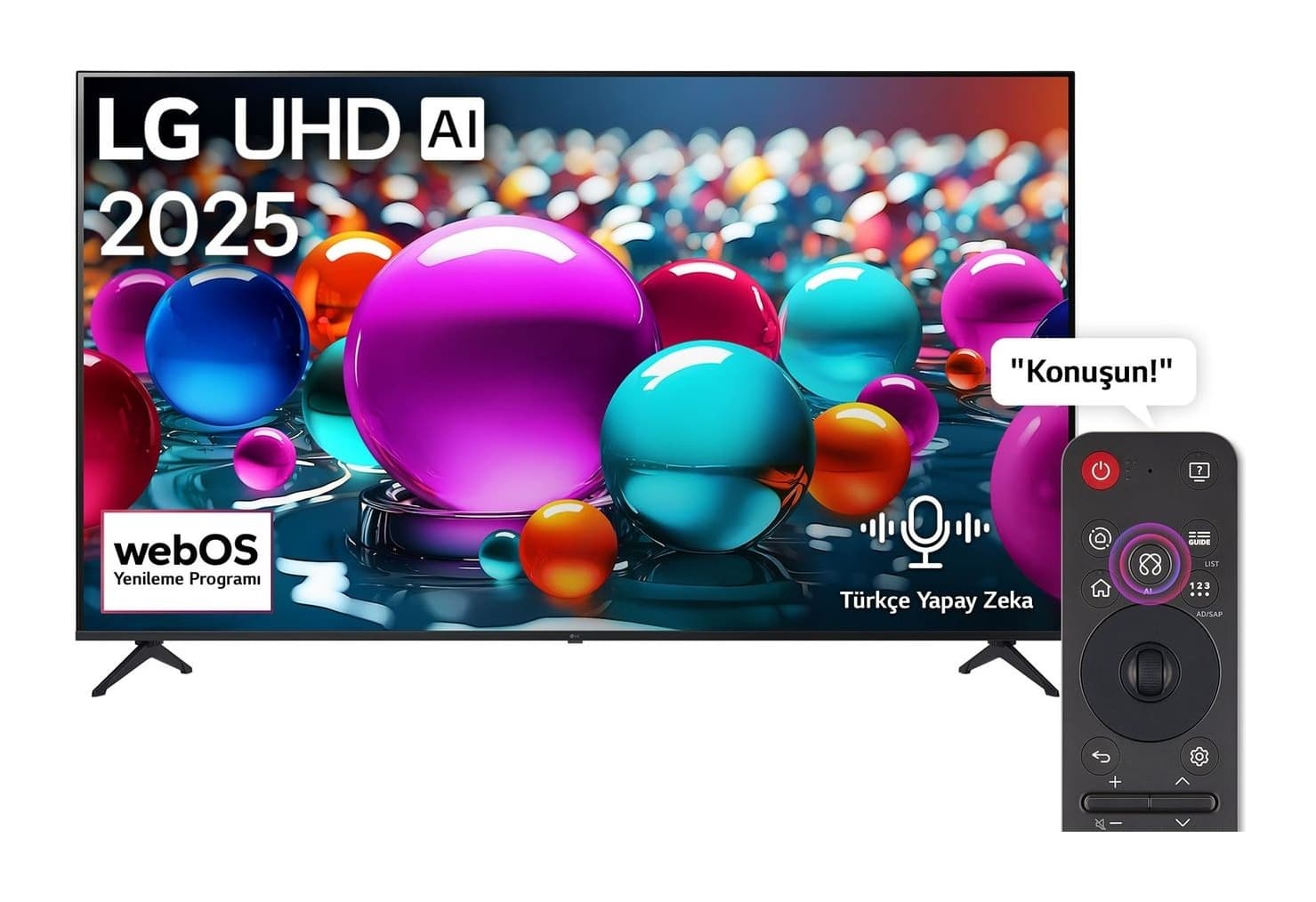 LG 65" 65UA85006LA 4K Smart TV (2025) Görsel 1