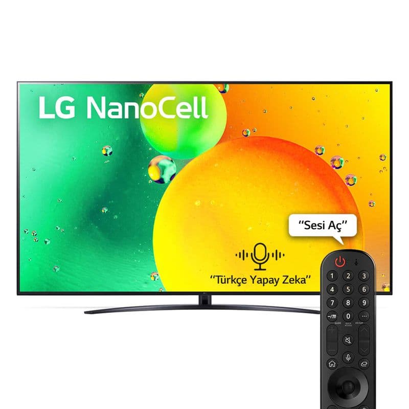 LG 75NANO766QA 75" 191 Ekran 4K LED webOS Smart TV Görsel 1