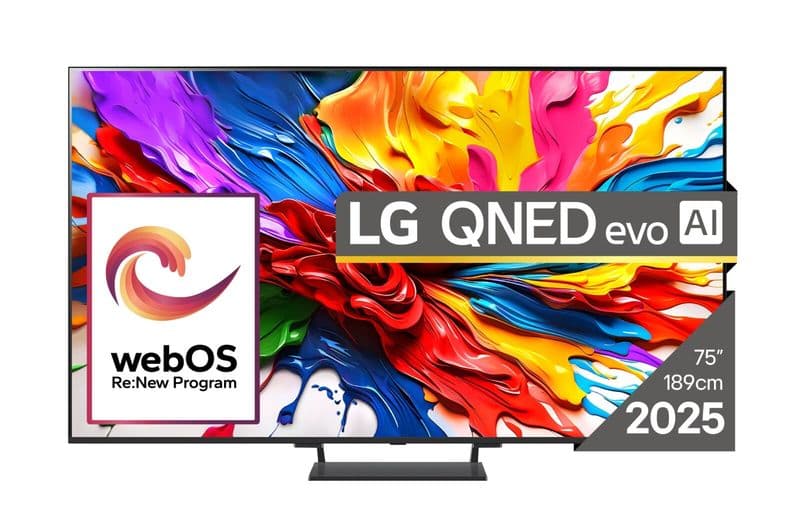 LG 75QNED93A6A 75" 189 Ekran 4K QNED MiniLED 120Hz webOS Smart TV (2025) Görsel 1