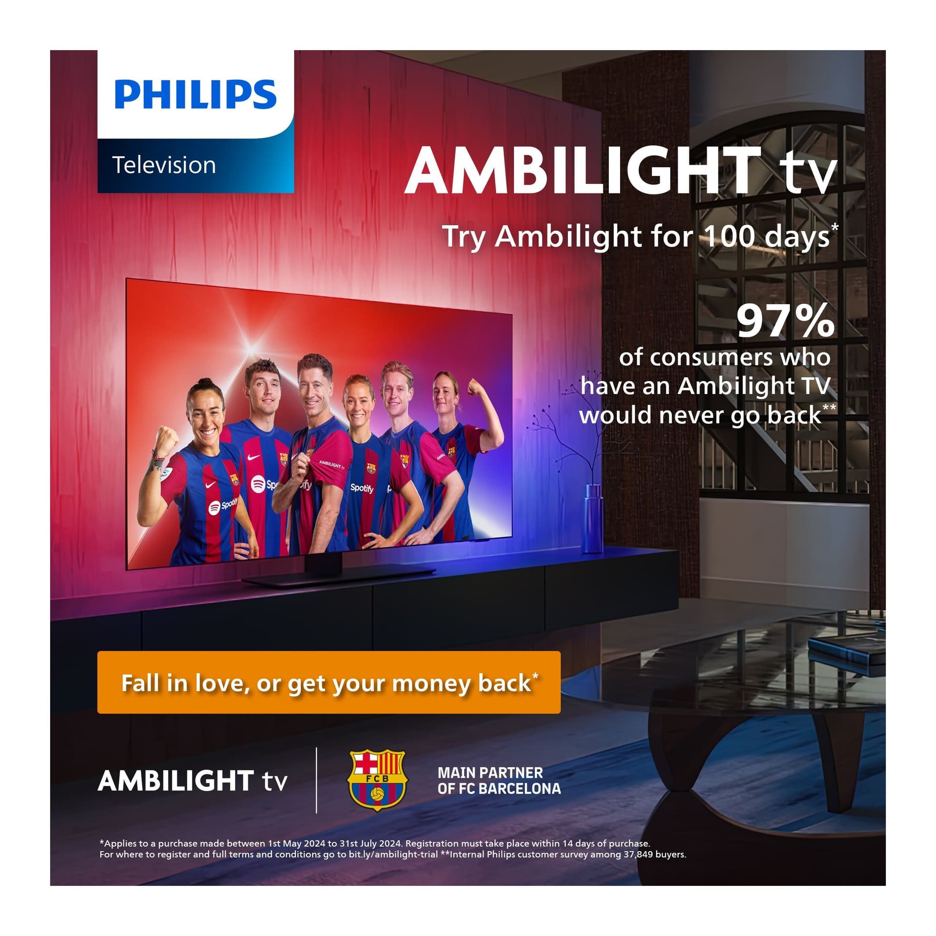 Philips 65PML9009 (65PML9009/12) 65" 4K "The Xtra" Mini LED Smart TV (2024) Görsel 1