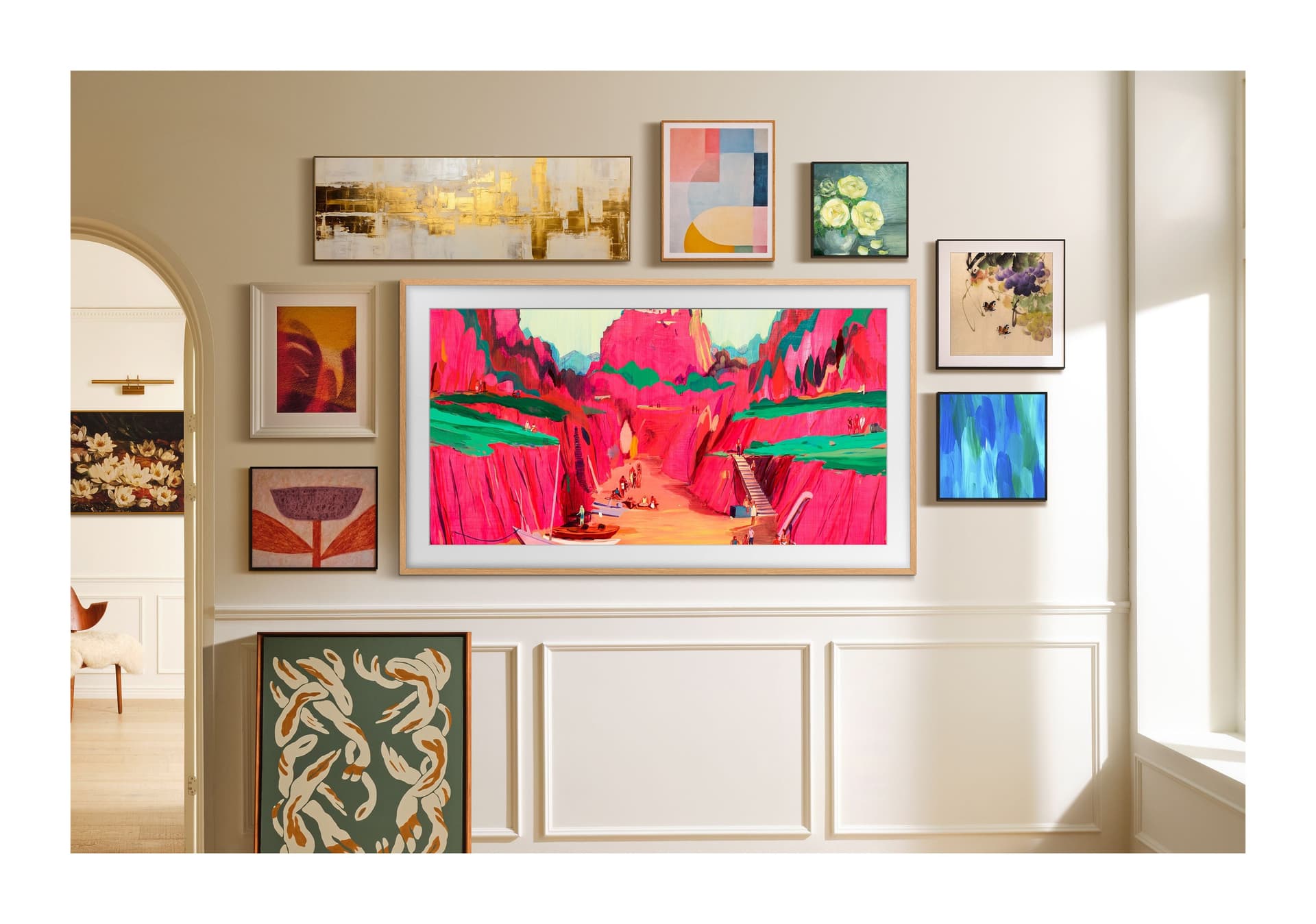 Samsung 75LS03F (QE75LS03FWUXTK) 75" 4K The Frame Sanat TV (2025) Görsel 1