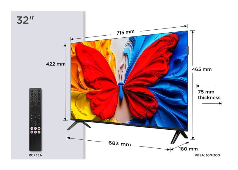 TCL 32S59K 32" Full HD Google TV (2025) Görsel 1