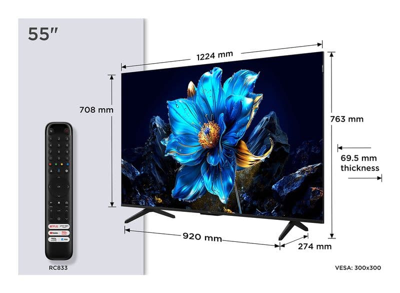TCL 55P79K 55" 4K UHD Google TV (2025) Görsel 1