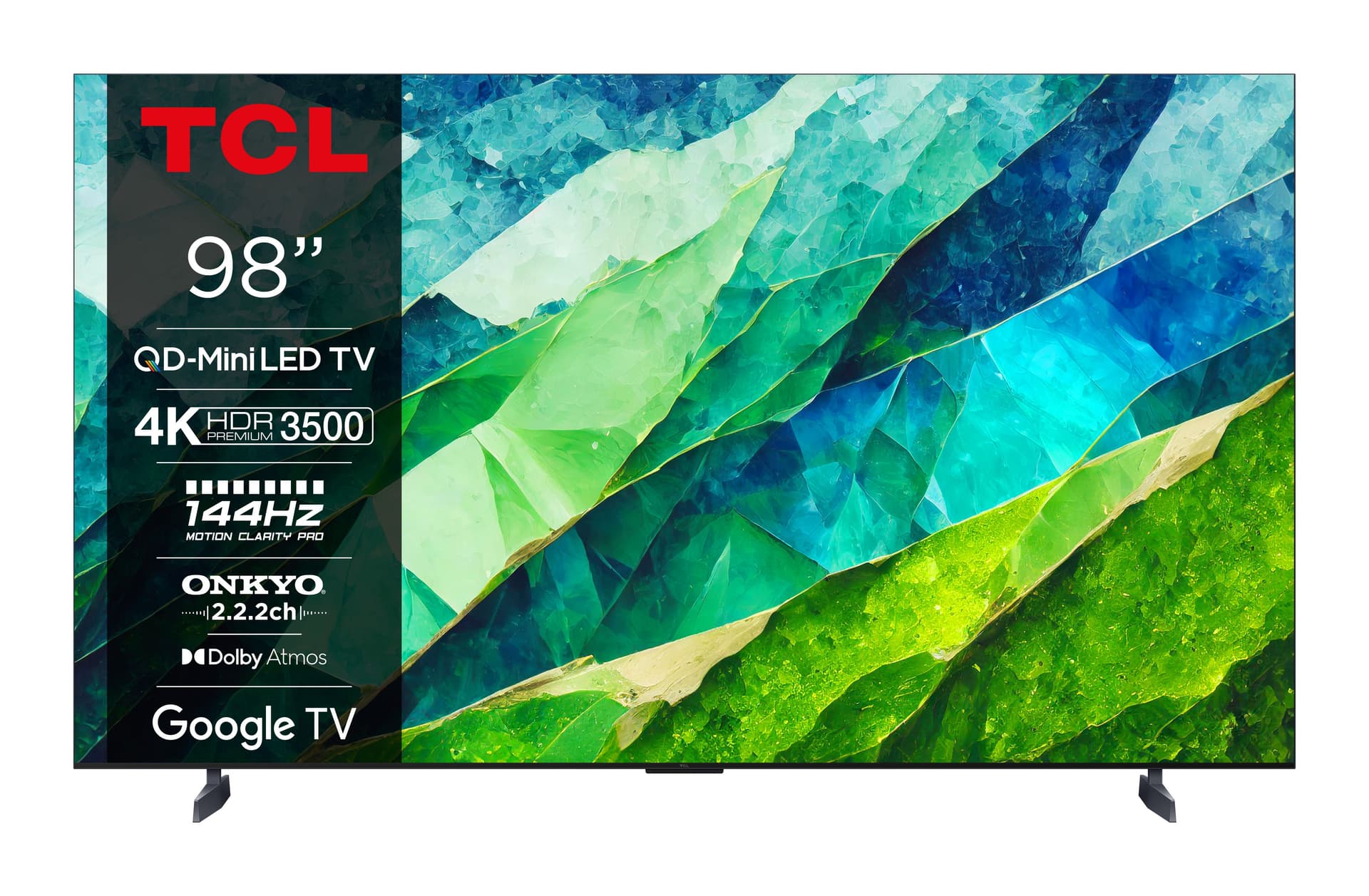 TCL 98C855 98" 4K QD-Mini LED Google TV (2024) Görsel 1