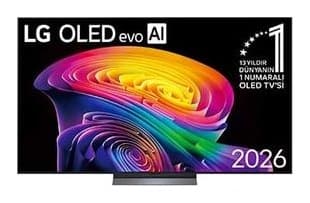LG OLED55C6ELB OLED evo AI C6E 4K 165Hz VRR Smart TV (2026) Görsel 1