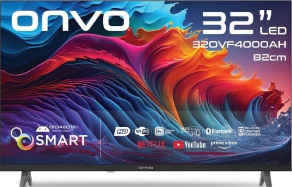 Onvo 32OVF4000AH 32" HD Ready Smart Android TV Görsel 1