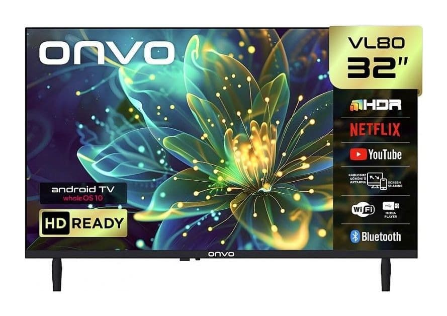 Onvo 32VL80F2HA 32" HD Ready Smart LED TV (whaleOS) Görsel 1