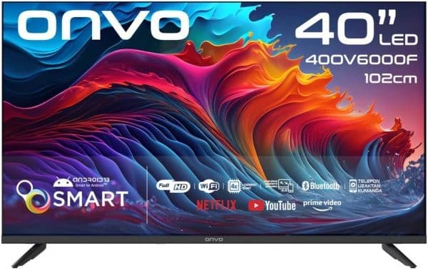 Onvo 40OVF6000F 40" Full HD Smart Android TV Görsel 1