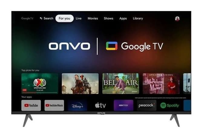 Onvo 50OVF9000UQ 50" 4K Ultra HD Smart Frameless LED Android TV Görsel 1