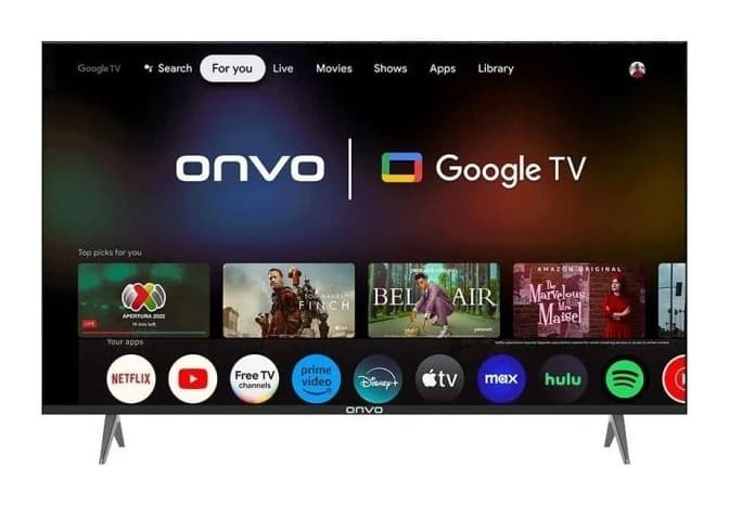 Onvo 55OVF9000UQ 55" 4K Ultra HD Smart Frameless LED Android TV Görsel 1