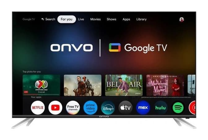 Onvo 55OVF9001UQ 55" 4K Ultra HD Smart Frameless LED Android TV Görsel 1