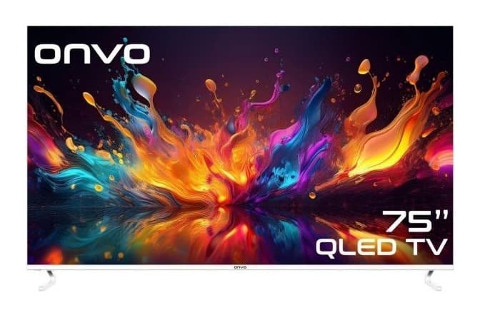 Onvo 75OVF9001UQ 75" 4K Ultra HD Smart Frameless LED Android TV Görsel 1