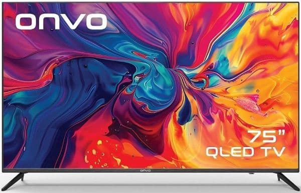 Onvo 75VQ90F2UA 75" 4K Ultra HD Smart QLED Android TV Görsel 1