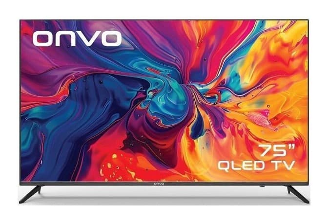 Onvo 75VQ90F2UA 75" 4K Ultra HD Smart QLED Android TV Görsel 1
