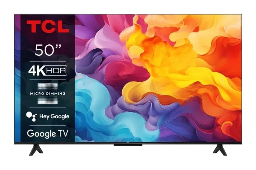 TCL 50V6B (50V6BGTV) 50" 4K UHD Google TV (2024) Görsel 1