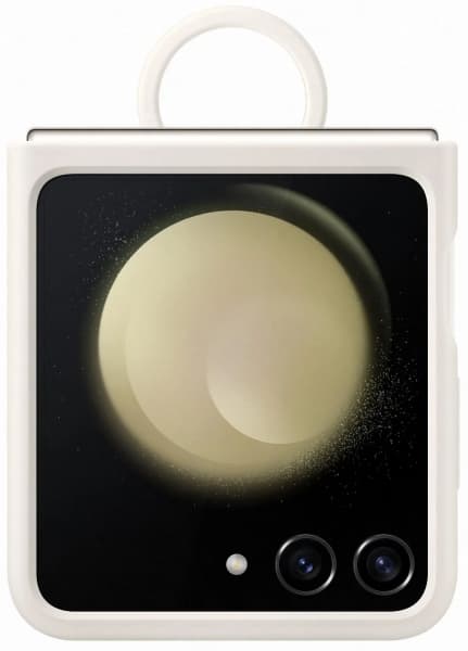 Samsung Galaxy Z Flip5 Yüzüklü Silikon Kılıf