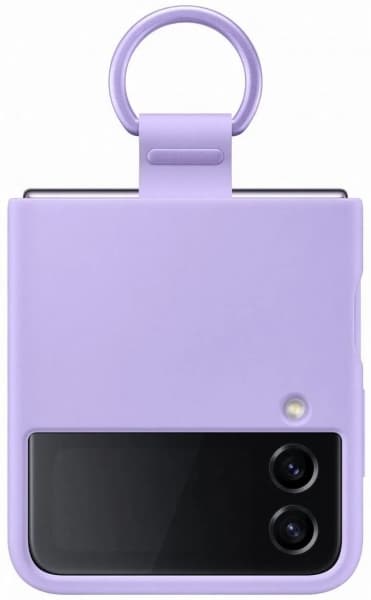 Samsung Galaxy Z Flip4 Yüzüklü Silikon Kılıf