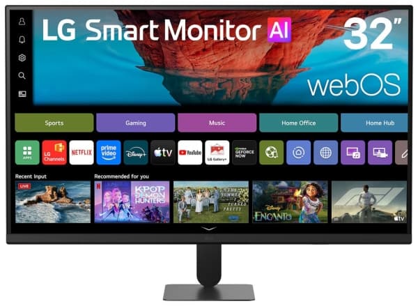 LG Smart Monitor AI 32U701SB-B Görsel 1