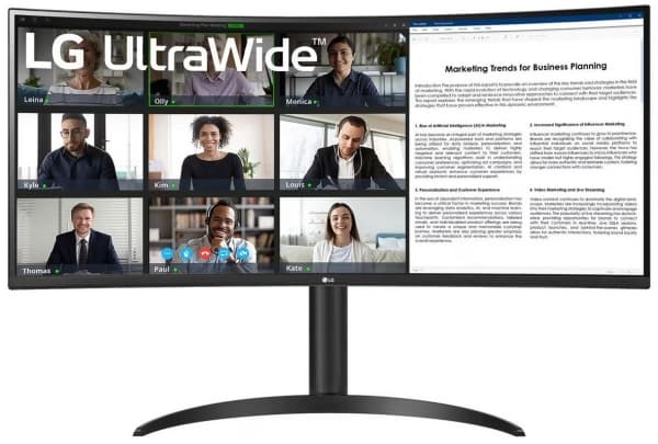 LG UltraWide 34WR55QC-B Görsel 1